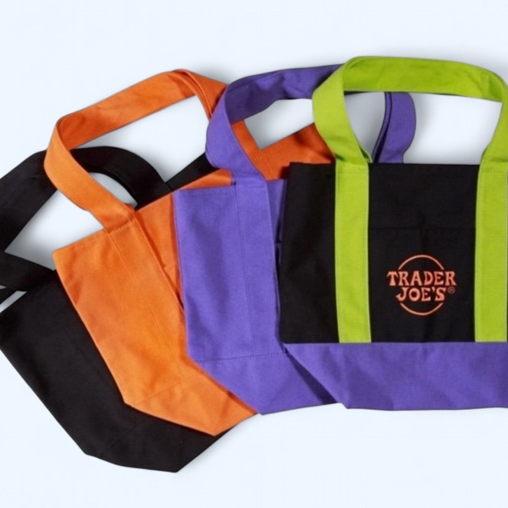 Trader Joe's Colorful Shoulder Bags Set